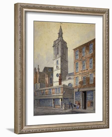 View of St Dionis Backchurch, City of London, 1815-William Pearson-Framed Giclee Print