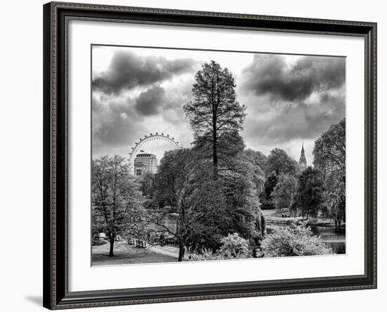 View of St James's Park Lake and Big Ben - London - UK - England - United Kingdom - Europe-Philippe Hugonnard-Framed Photographic Print