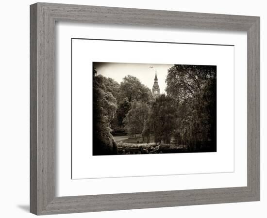 View of St James's Park Lake and Big Ben - London - UK - England - United Kingdom - Europe-Philippe Hugonnard-Framed Art Print