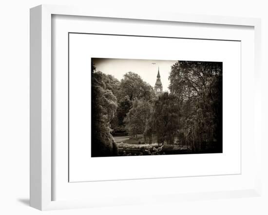 View of St James's Park Lake and Big Ben - London - UK - England - United Kingdom - Europe-Philippe Hugonnard-Framed Art Print