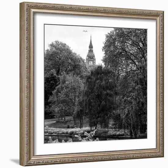 View of St James's Park Lake with Big Ben - London - UK - England - United Kingdom - Europe-Philippe Hugonnard-Framed Photographic Print