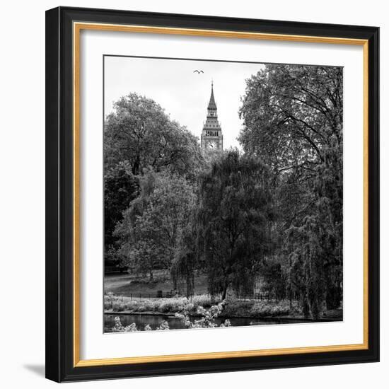 View of St James's Park Lake with Big Ben - London - UK - England - United Kingdom - Europe-Philippe Hugonnard-Framed Photographic Print