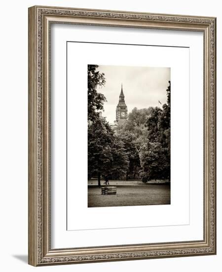 View of St James's Park with Big Ben - London - UK - England - United Kingdom - Europe-Philippe Hugonnard-Framed Art Print