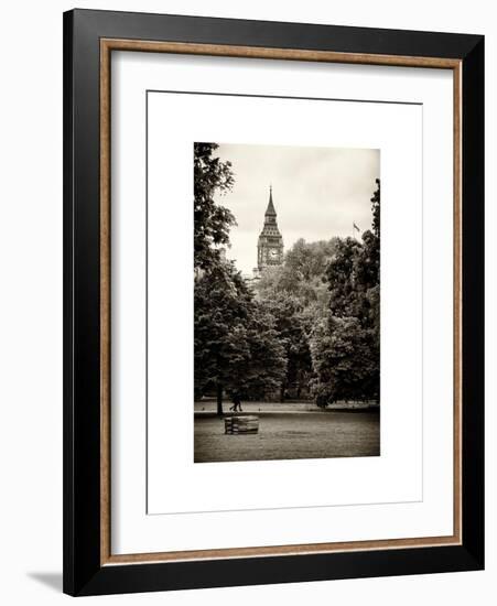 View of St James's Park with Big Ben - London - UK - England - United Kingdom - Europe-Philippe Hugonnard-Framed Art Print