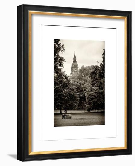 View of St James's Park with Big Ben - London - UK - England - United Kingdom - Europe-Philippe Hugonnard-Framed Art Print