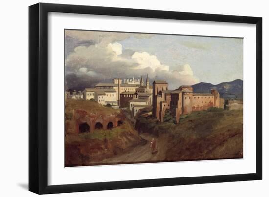 View of St. John Lateran, Rome, 1822-Joseph Desire Court-Framed Giclee Print
