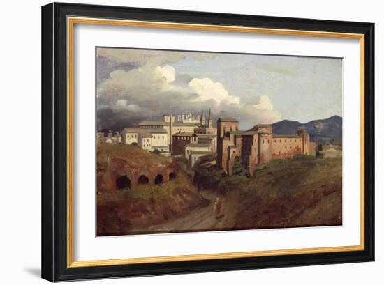 View of St. John Lateran, Rome, 1822-Joseph Desire Court-Framed Giclee Print