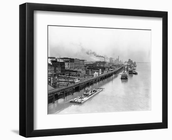 View of St. Louis Waterfront-null-Framed Photographic Print