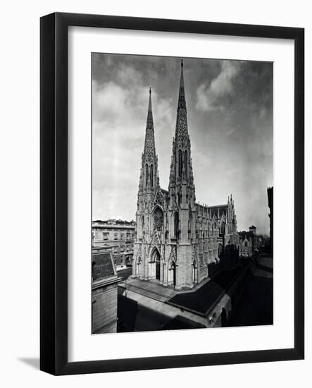 View of St. Patrick's Cathedral-null-Framed Photographic Print