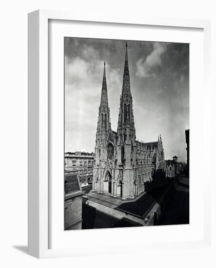 View of St. Patrick's Cathedral-null-Framed Photographic Print