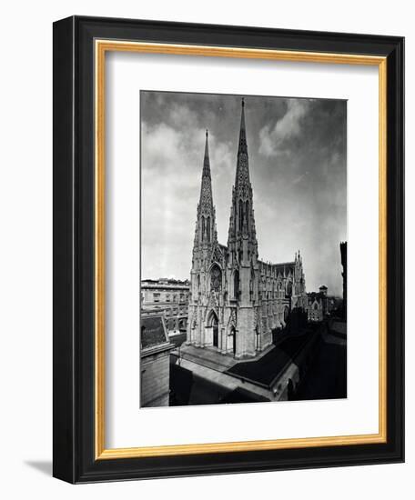 View of St. Patrick's Cathedral-null-Framed Photographic Print