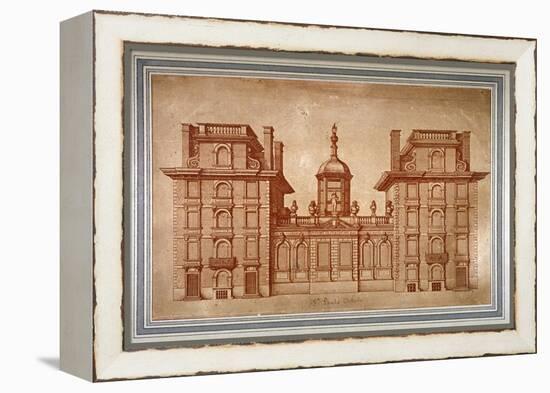 View of St Paul's School, City of London, C1670-Wenceslaus Hollar-Framed Premier Image Canvas