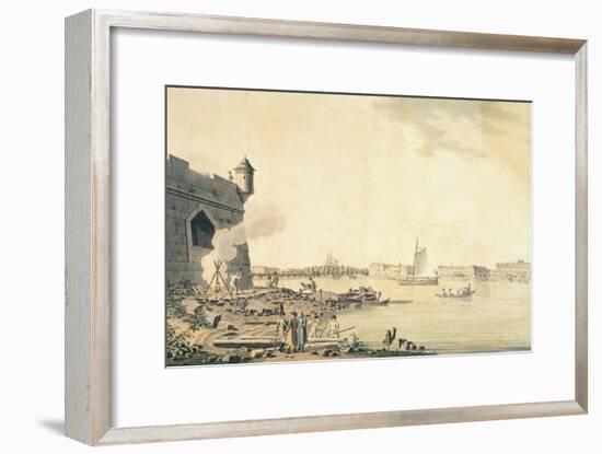 View of St Petersburg, 1807, Russia 19th Century-null-Framed Giclee Print