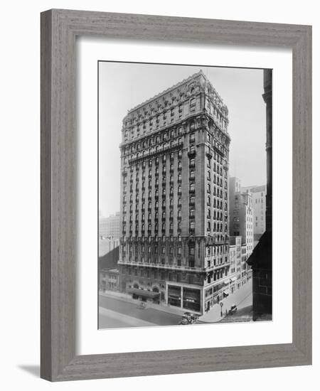 View of St Regis Hotel in NYC-Irving Underhill-Framed Photographic Print