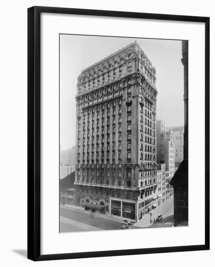 View of St Regis Hotel in NYC-Irving Underhill-Framed Photographic Print