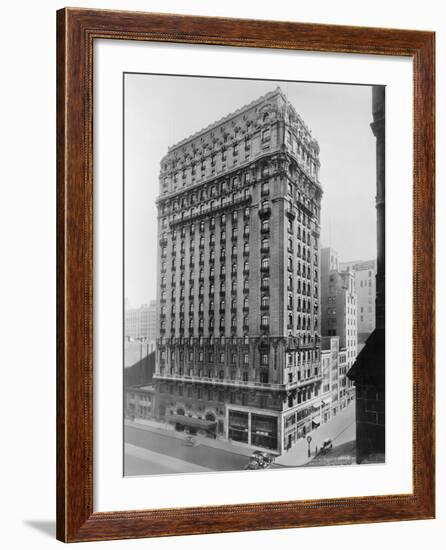 View of St Regis Hotel in NYC-Irving Underhill-Framed Photographic Print