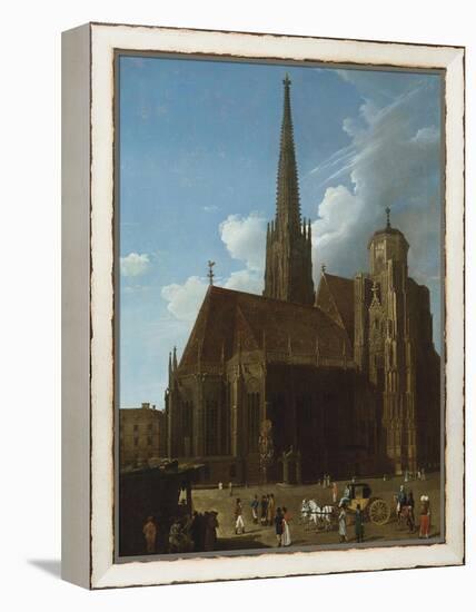 View of St. Stephens Cathedral, Vienna-Eugène Boudin-Framed Premier Image Canvas