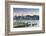 View of Star Ferry Terminal and Hong Kong Island Skyline at Dusk, Hong Kong, China, Asia-Ian Trower-Framed Photographic Print