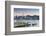 View of Star Ferry Terminal and Hong Kong Island Skyline at Dusk, Hong Kong, China, Asia-Ian Trower-Framed Photographic Print