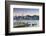 View of Star Ferry Terminal and Hong Kong Island Skyline at Dusk, Hong Kong, China, Asia-Ian Trower-Framed Photographic Print