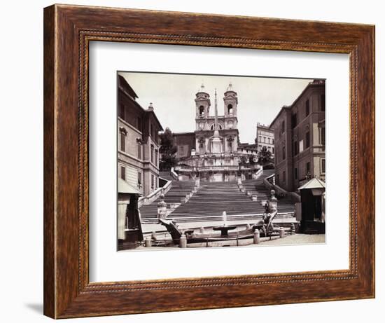 View Of Steps In Piazza Di Spagna-Bettmann-Framed Photographic Print