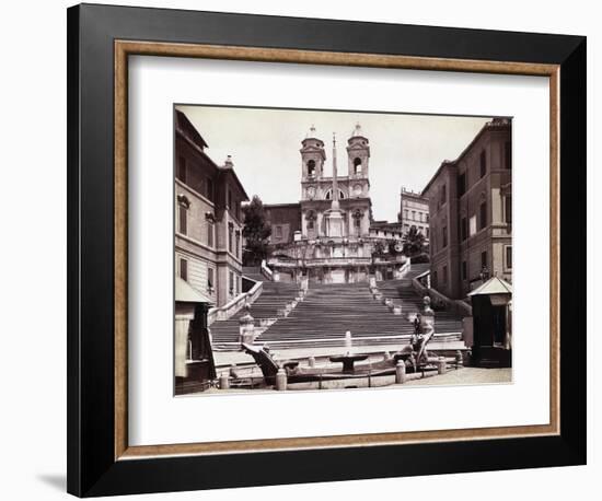 View Of Steps In Piazza Di Spagna-Bettmann-Framed Photographic Print