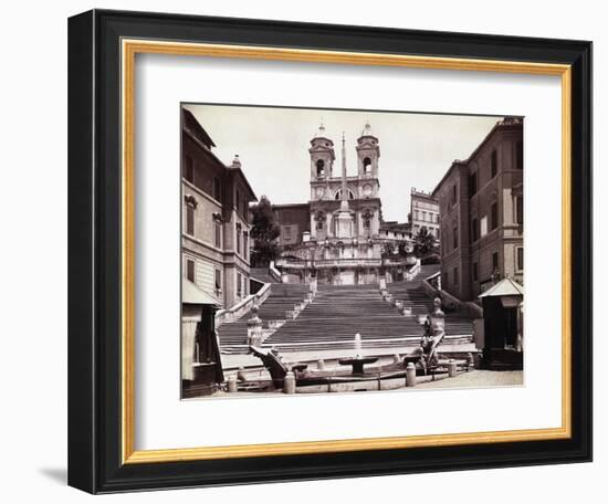 View Of Steps In Piazza Di Spagna-Bettmann-Framed Photographic Print