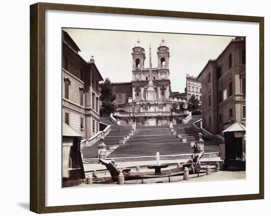 View Of Steps In Piazza Di Spagna-Bettmann-Framed Photographic Print