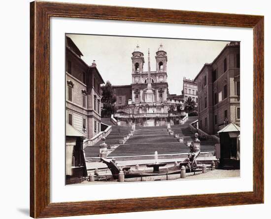 View Of Steps In Piazza Di Spagna-Bettmann-Framed Photographic Print