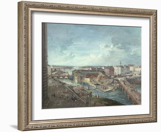 View of Stockholm from the Royal Palace-Elias Martin-Framed Giclee Print