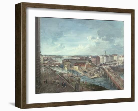 View of Stockholm from the Royal Palace-Elias Martin-Framed Giclee Print