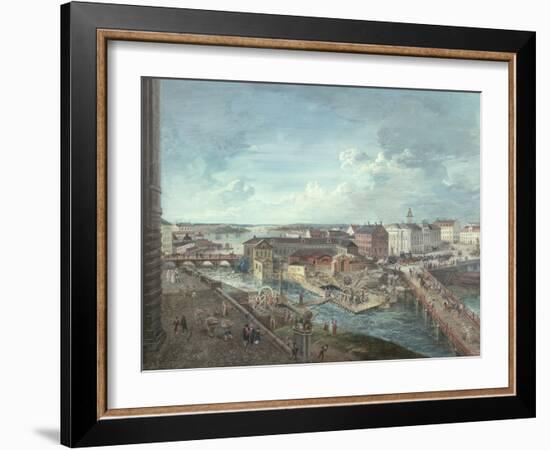 View of Stockholm from the Royal Palace-Elias Martin-Framed Giclee Print