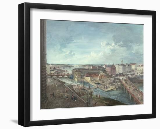 View of Stockholm from the Royal Palace-Elias Martin-Framed Giclee Print