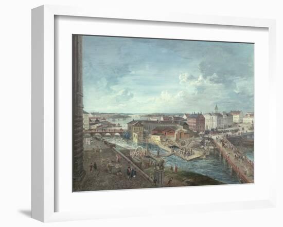 View of Stockholm from the Royal Palace-Elias Martin-Framed Giclee Print