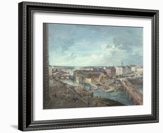 View of Stockholm from the Royal Palace-Elias Martin-Framed Giclee Print