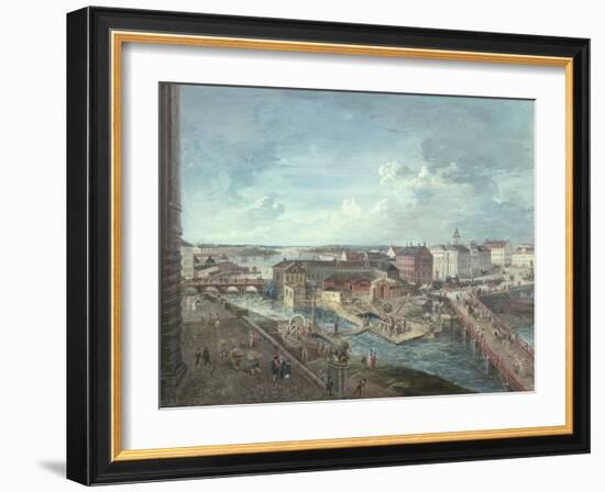 View of Stockholm from the Royal Palace-Elias Martin-Framed Giclee Print