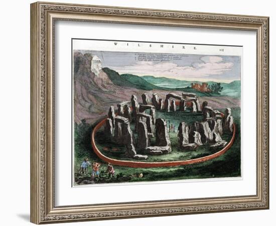 View of Stonehenge from the Atlas Van Loon-null-Framed Giclee Print