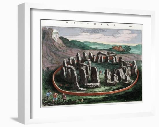 View of Stonehenge from the Atlas Van Loon-null-Framed Giclee Print