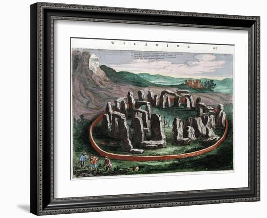 View of Stonehenge from the Atlas Van Loon-null-Framed Giclee Print