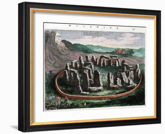 View of Stonehenge from the Atlas Van Loon-null-Framed Giclee Print