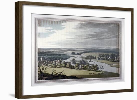 View of Streatley and Goring in Berkshire and Oxfordshire, 1793-Joseph Constantine Stadler-Framed Giclee Print