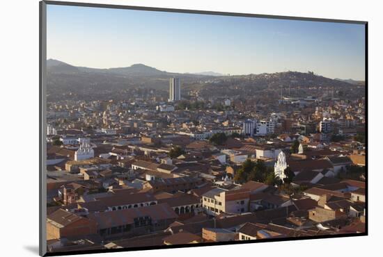 View of Sucre, UNESCO World Heritage Site, Bolivia, South America-Ian Trower-Mounted Photographic Print