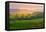 View of sunset from Wadshelf in the Peak District National Park, Derbyshire, England-Frank Fell-Framed Premier Image Canvas