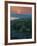 View of Sunset over Lake Yaxha from Temple 216, Yaxha, Guatemala, Central America-Sergio Pitamitz-Framed Photographic Print
