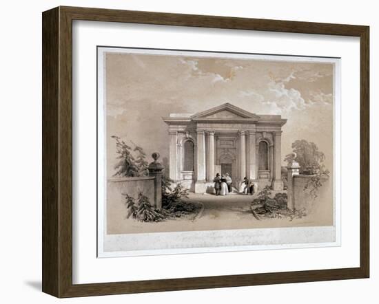 View of Sutherland Chapel, Walworth, Southwark, London, C1842-George Hawkins-Framed Giclee Print