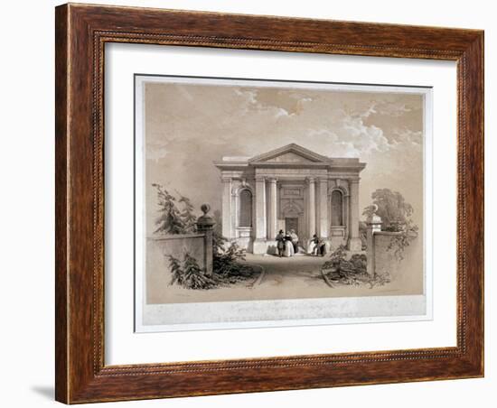 View of Sutherland Chapel, Walworth, Southwark, London, C1842-George Hawkins-Framed Giclee Print