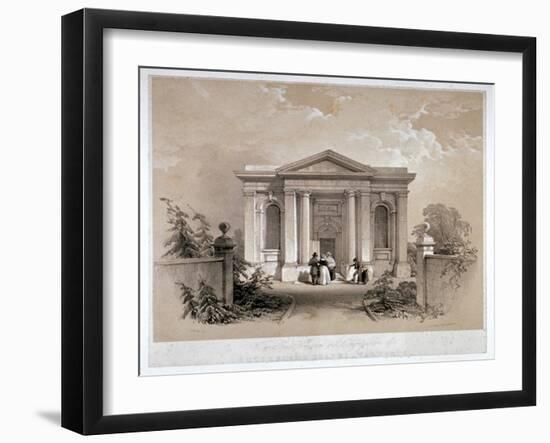 View of Sutherland Chapel, Walworth, Southwark, London, C1842-George Hawkins-Framed Giclee Print