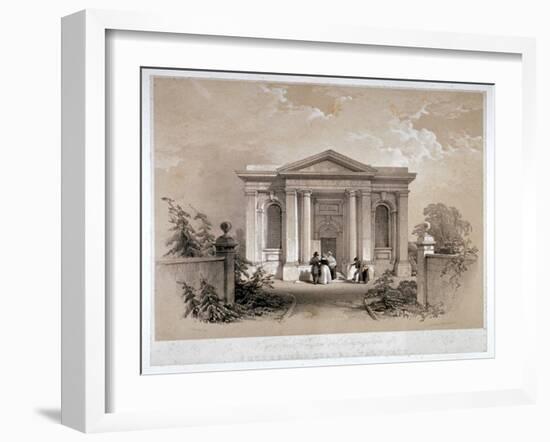 View of Sutherland Chapel, Walworth, Southwark, London, C1842-George Hawkins-Framed Giclee Print