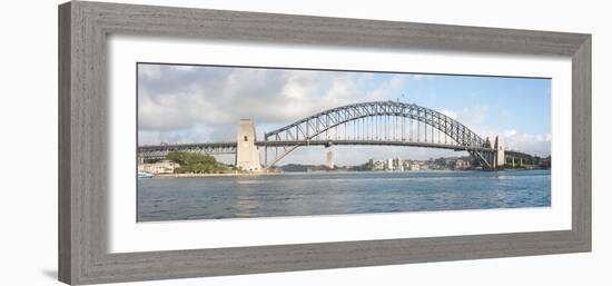 View of Sydney Harbour Bridge from Sydney Opera House, Sydney, New South Wales, Australia-null-Framed Photographic Print