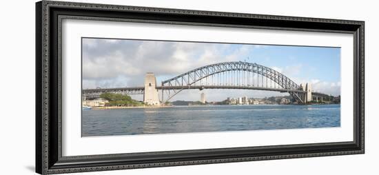 View of Sydney Harbour Bridge from Sydney Opera House, Sydney, New South Wales, Australia-null-Framed Photographic Print